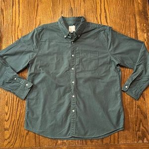 American Eagle men’s casual button down size XL, green